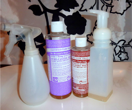 Simple Home Cleaning with Liquid Castile Soap