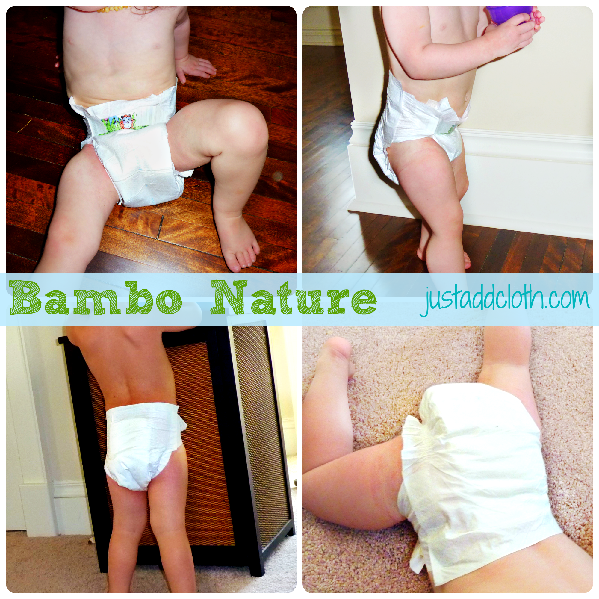 bambo nature diapers on toddlers