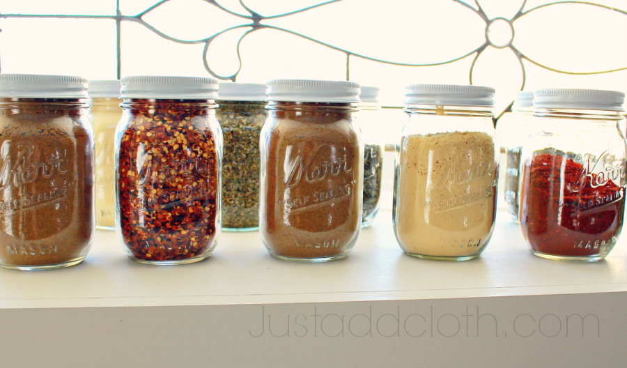 Mason Jar Spices