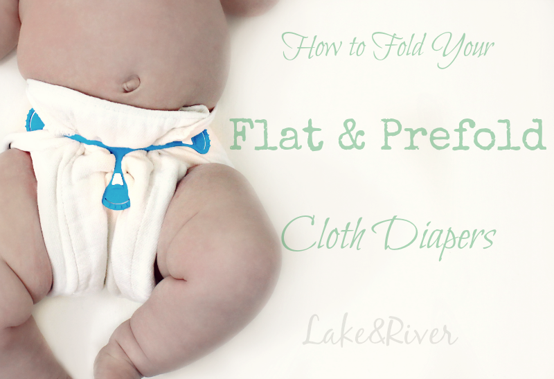 how to fold flat and prefold cloth diapers