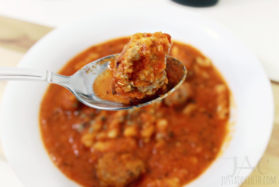 mini meatball tomato soup 1