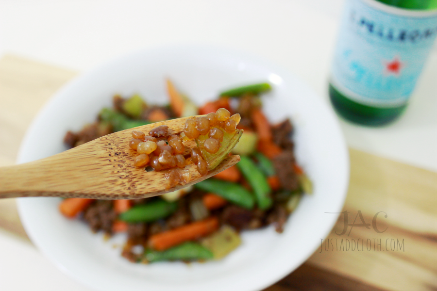 Chow Mein Stir Fry with Pea Pods, Carrots & Shirataki 'Rice' 3