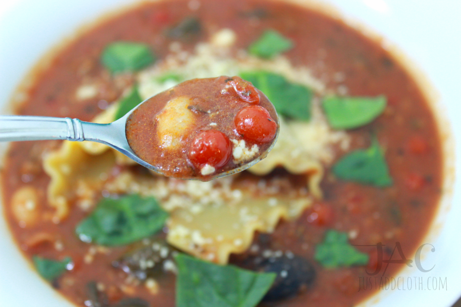 Lasagna Soup with Spinach & Cannellini Beans 4