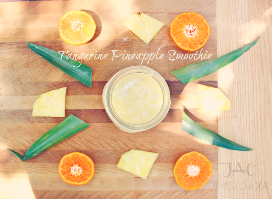 tangerine pineapple smoothie 1