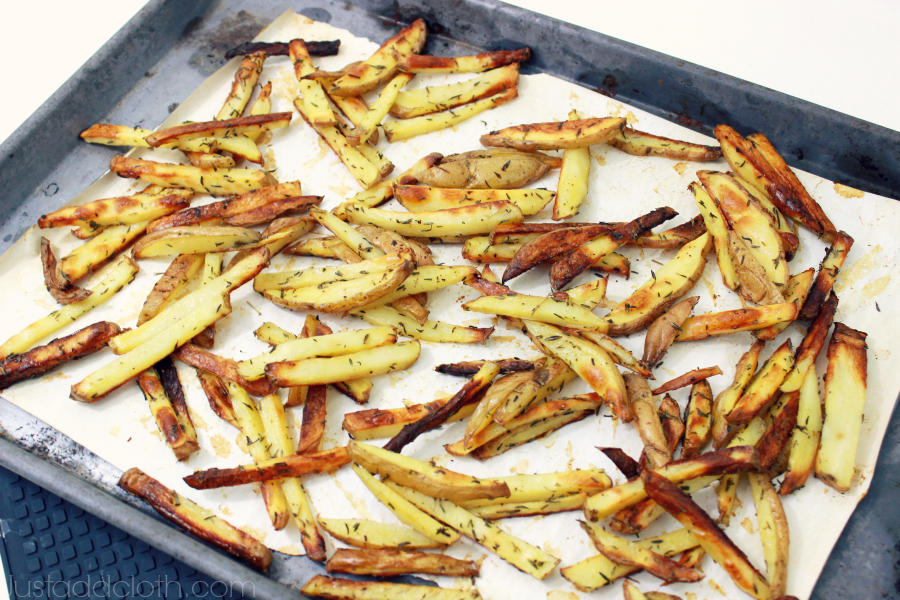 Baked Yukon French Fries with Garlic & Thyme 2
