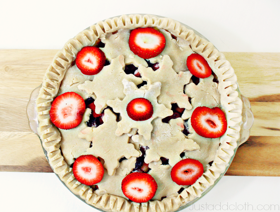 Rhubarb & Mixed Berry Pie {Gluten Free} 1