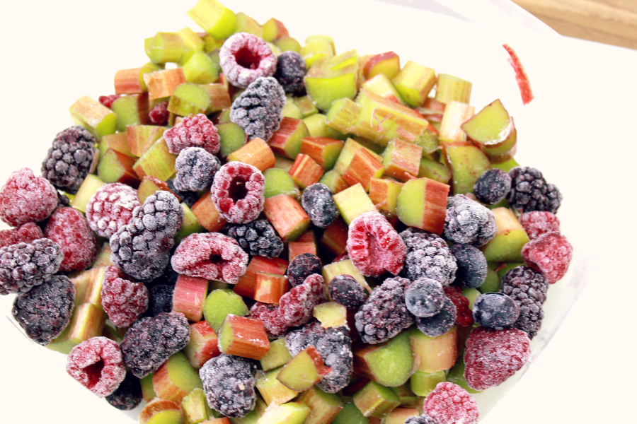 Rhubarb & Mixed Berry Pie {Gluten Free} 2