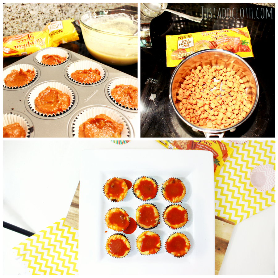 Mini Cheesecake Pumpkin Pies with Pumpkin Spice Ganache {Gluten Free} 2