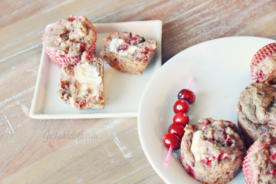 Gluten free Cranberry Cheesecake Muffins 1