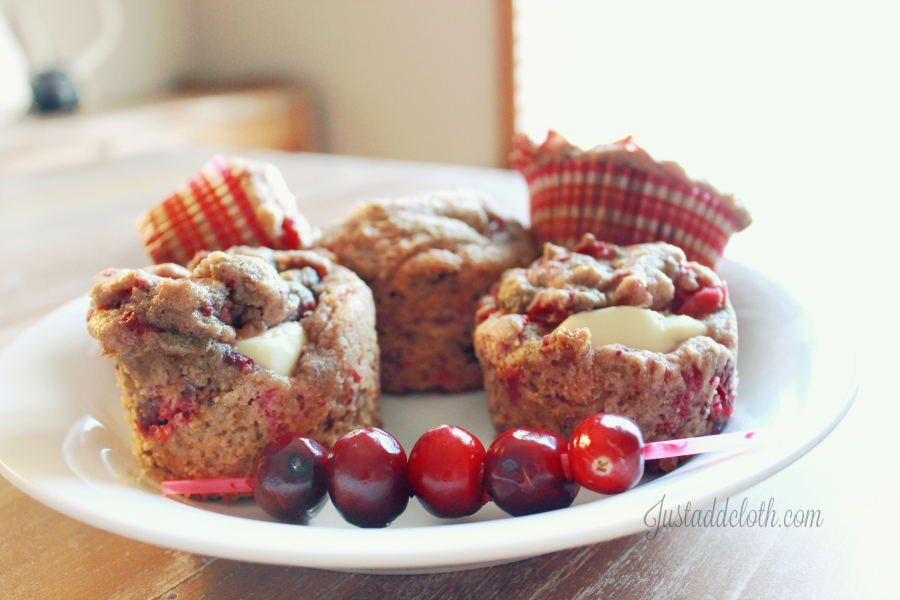 Gluten free Cranberry Cheesecake Muffins 2