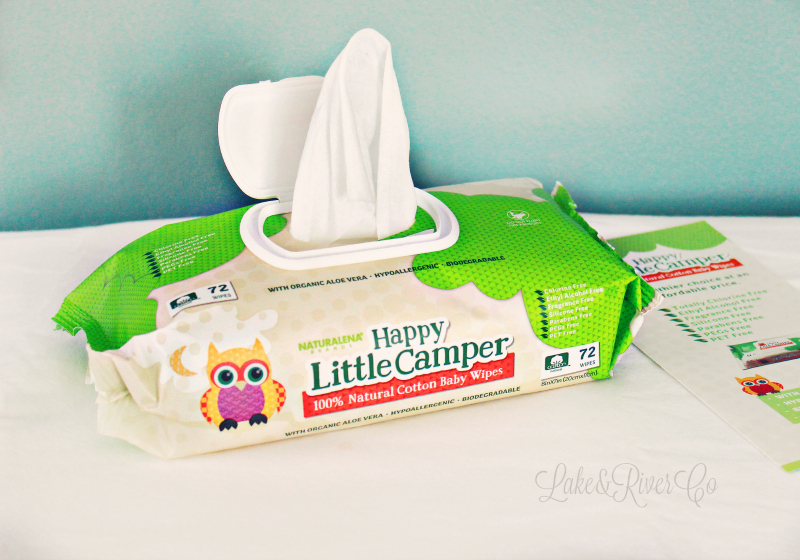 Happy Little Camper Natural Cotton Baby Wipes 2
