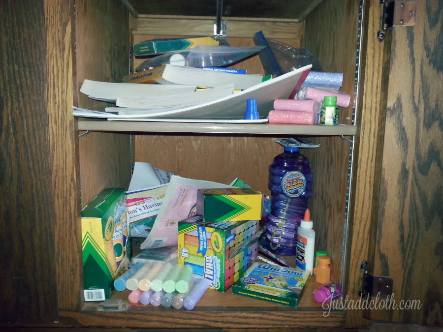 Kid Art Supplies: From Messy Cabinet to Organized Art Cart – Lake and River  Studio