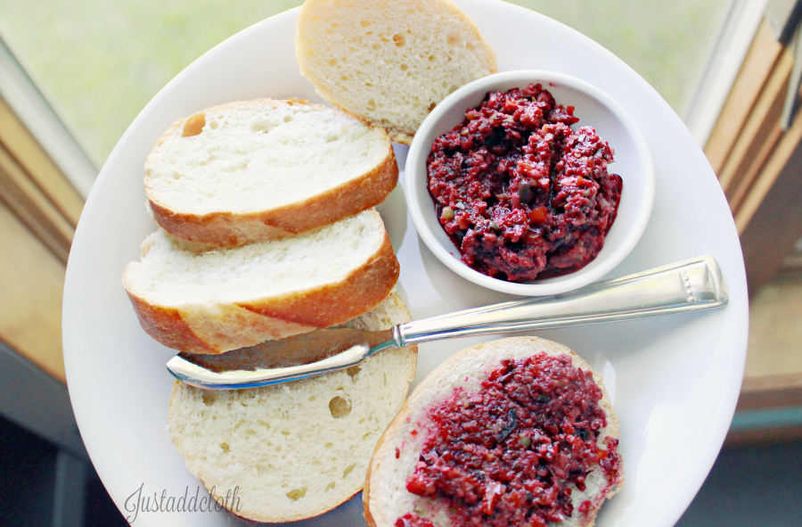 cherry olive tapenade