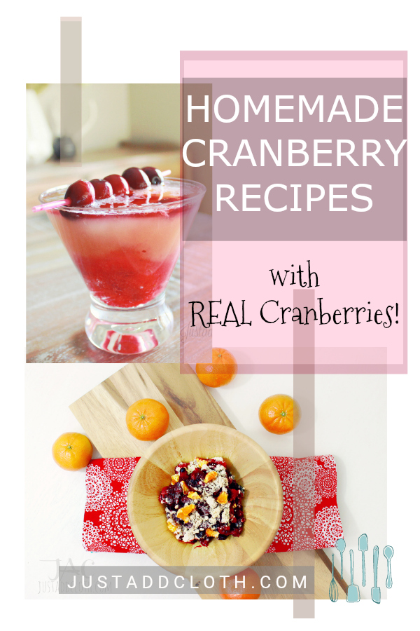 Homemade Cranberry Recipes with real cranberries