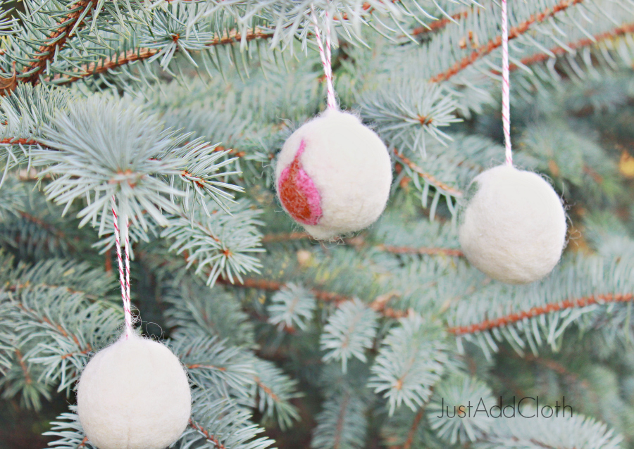 How to make wool ornaments
