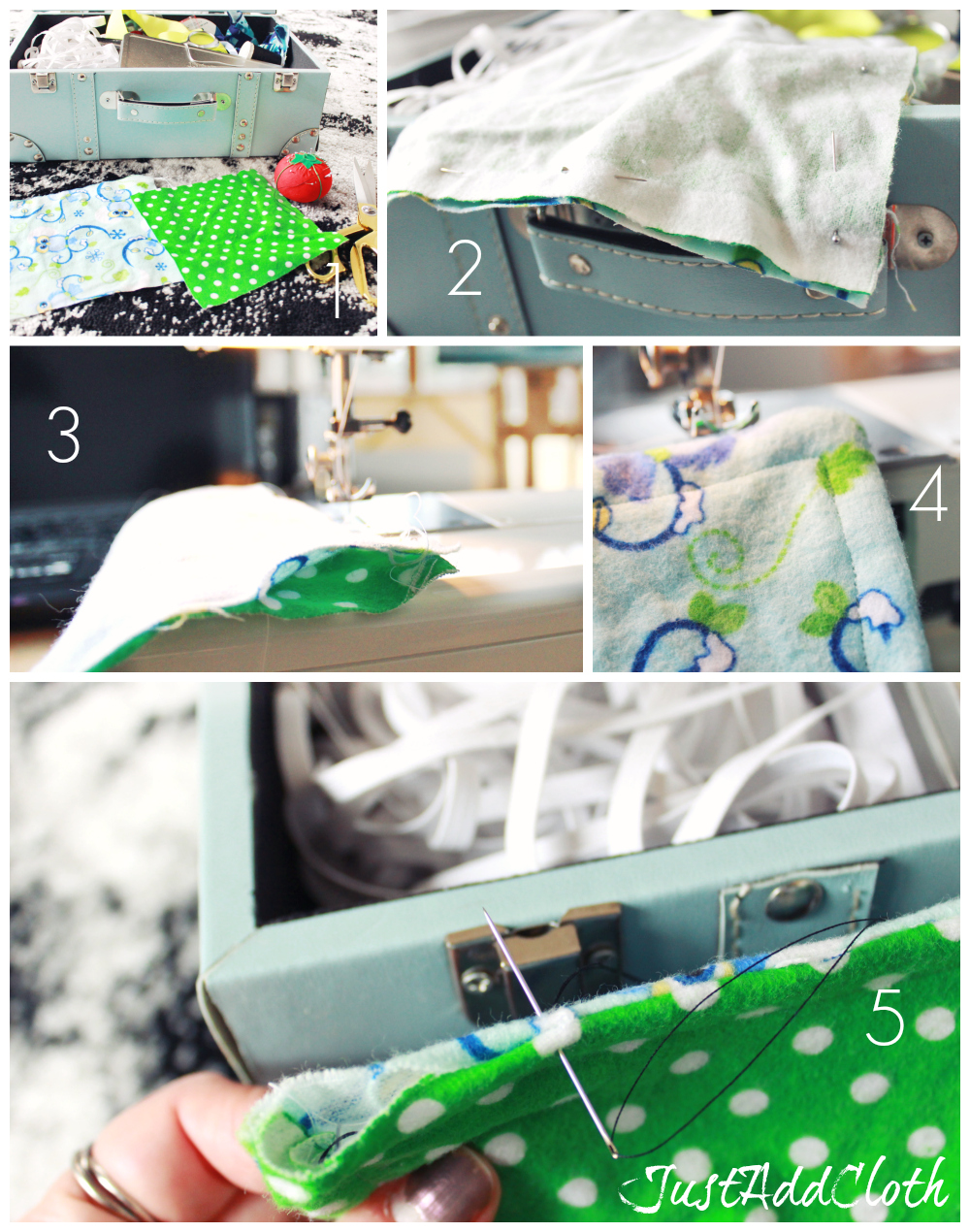 how to make a cloth wipe 1