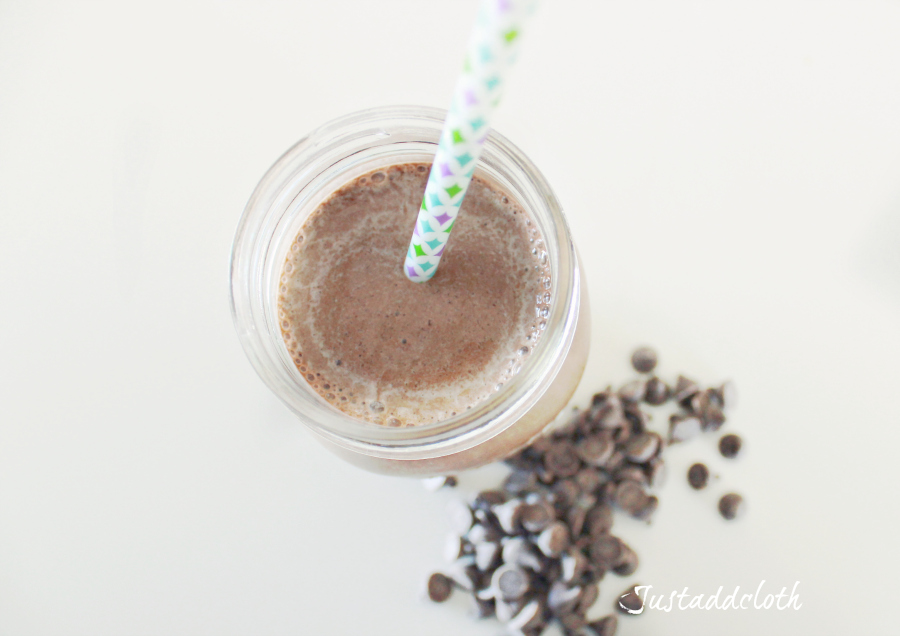 Chocolate Banana Smoothie with Powdered Peanut Butter