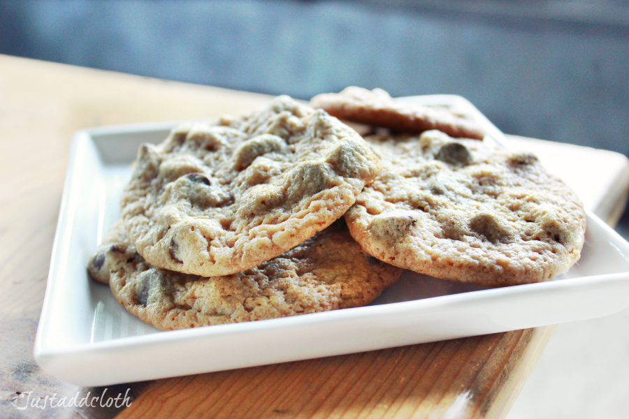 Chocolate chip cookies with Powdered Peanut Butter