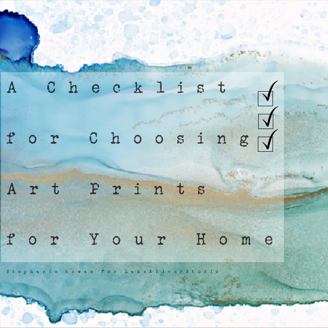 blue and green artistic checklist