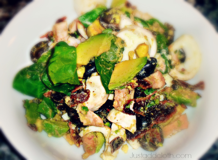 Bacon Egg Avocado Paleo Salad