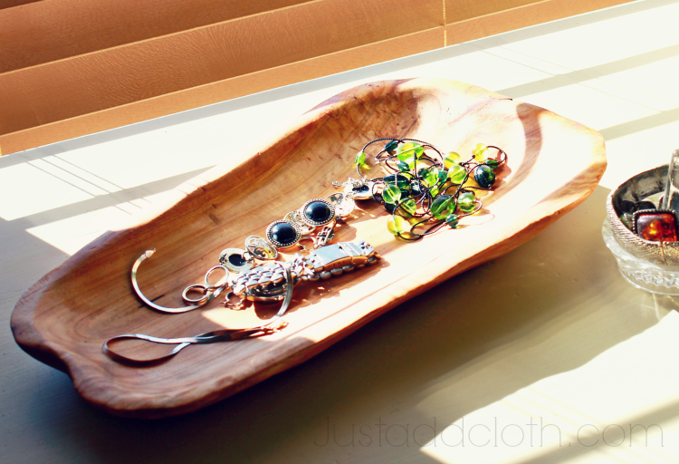 Natural Wood Decor Root Wood Platter by Verde Lifestyles