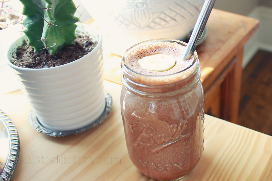 sweet Chocolate Banana Protein Smoothie