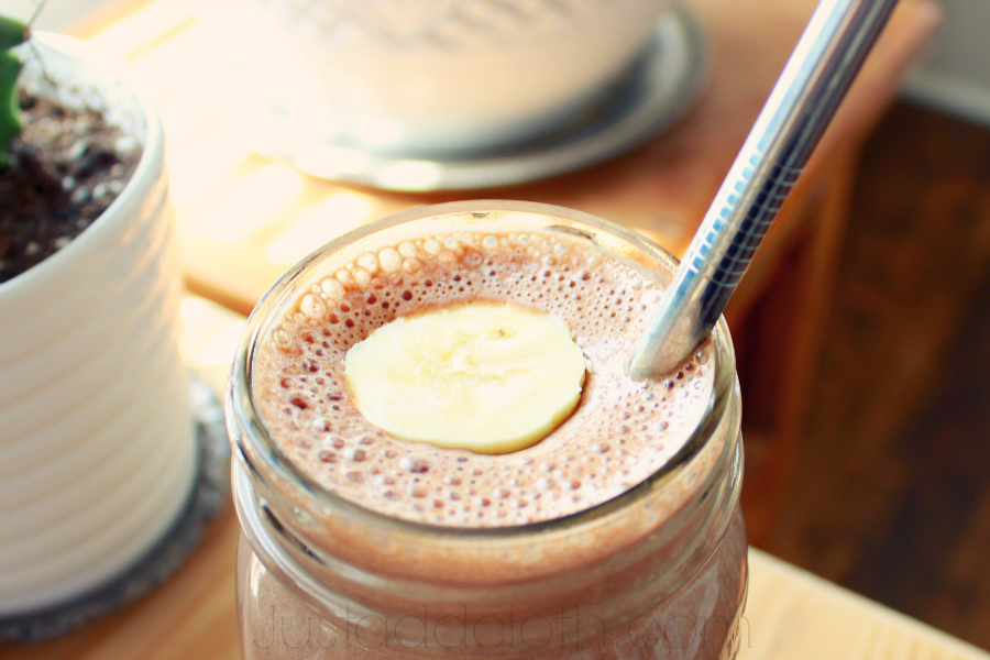 sweet Chocolate Banana Protein Smoothie