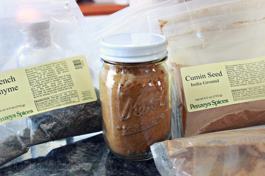 Mason Jar Spices