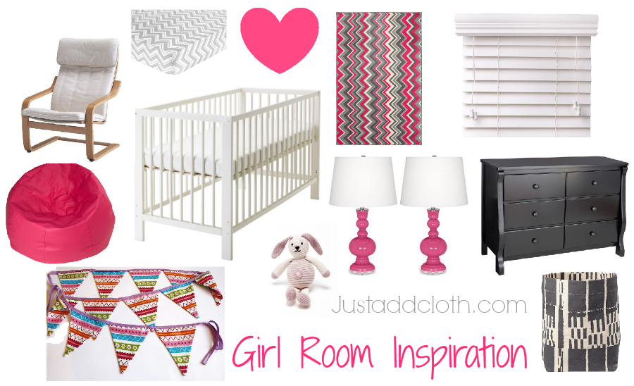 Girl Nursery mood Board