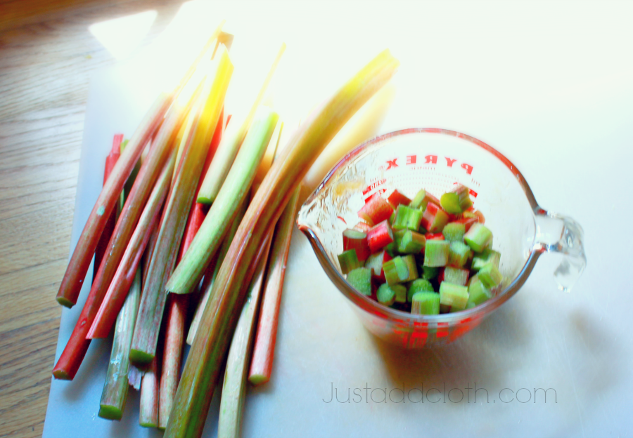 rhubarb crisp 2