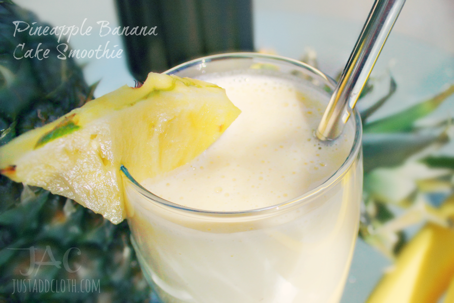 pineapple banana cake smoothie 2