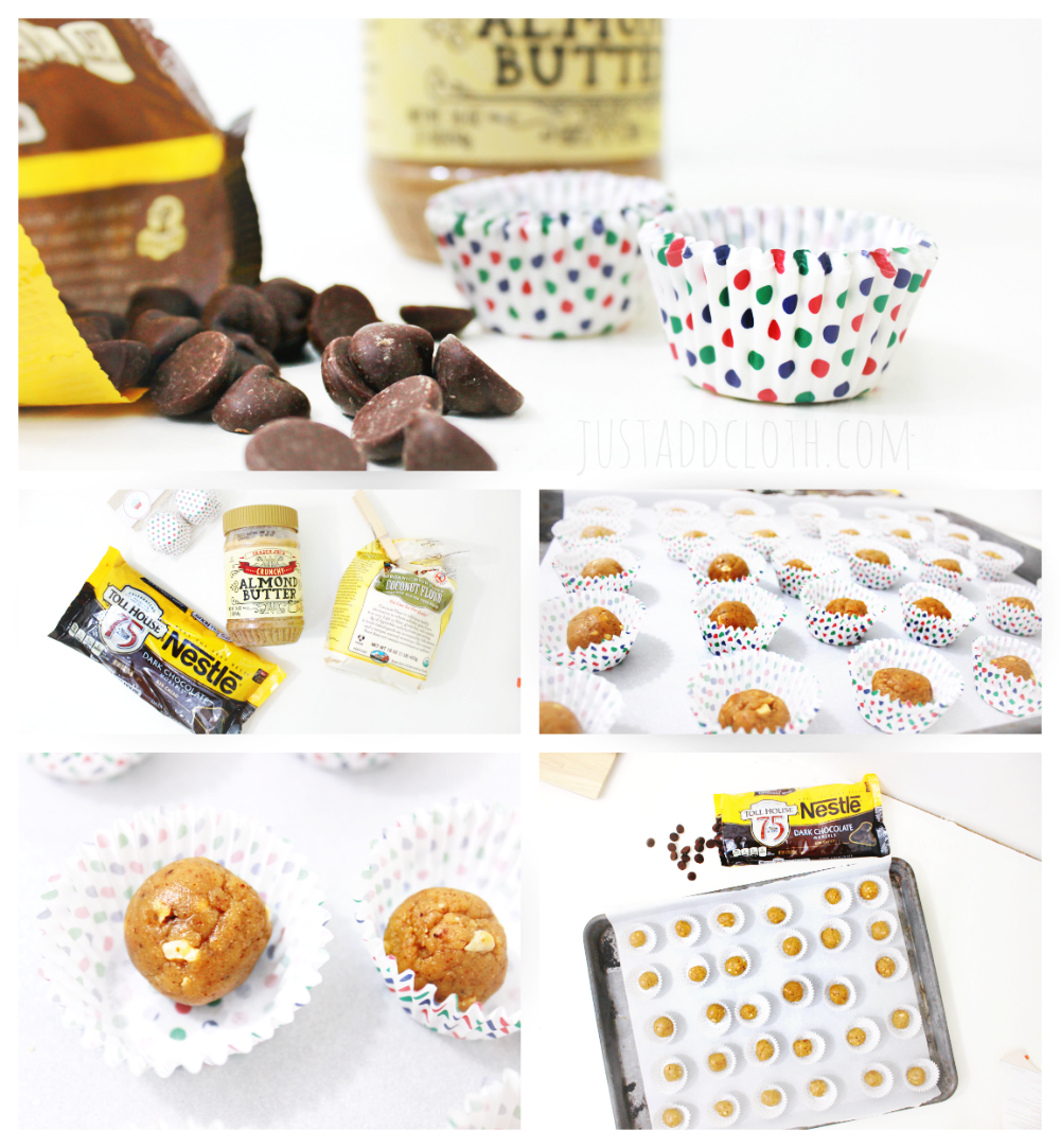 No-Bake Maple Almond Cups with Dark Chocolate Ganache & A Hint of Coconut {Gluten Free} 4