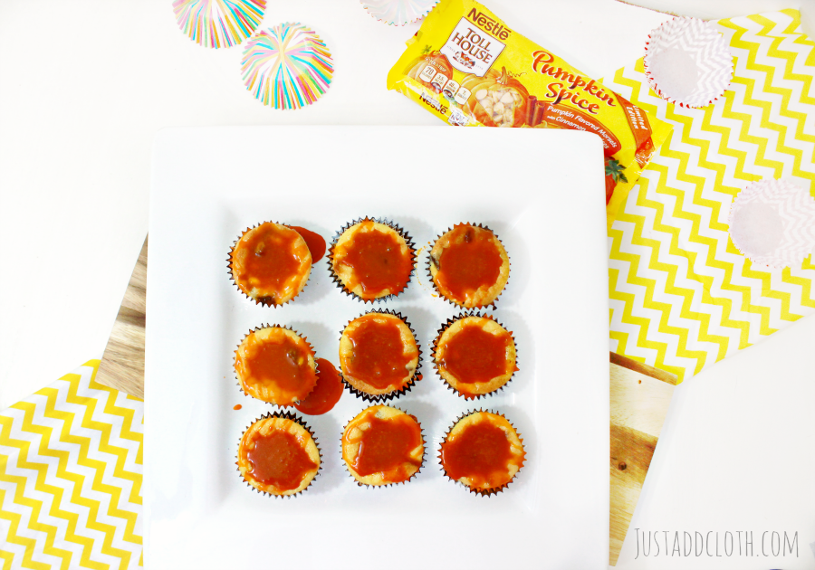 Mini Cheesecake Pumpkin Pies with Pumpkin Spice Ganache {Gluten Free} 3