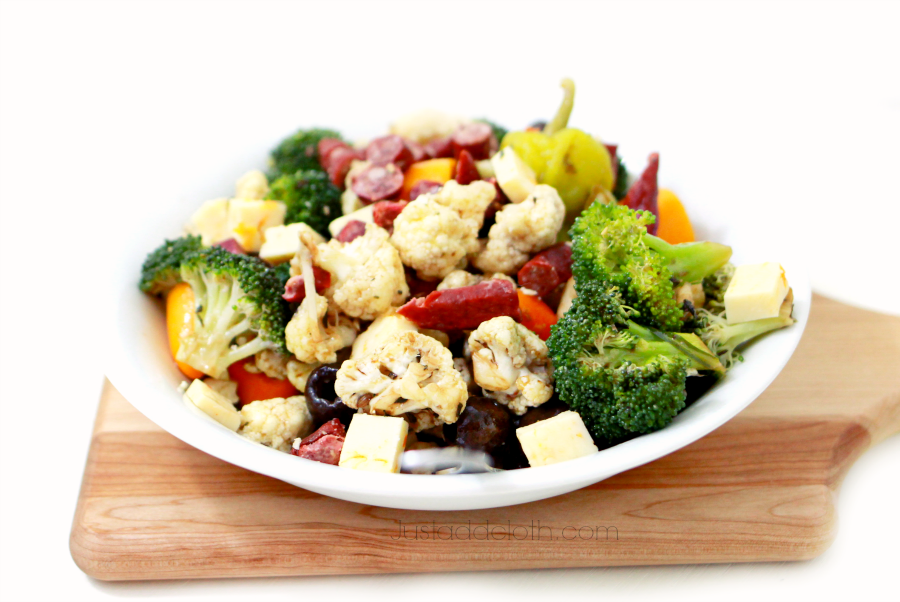 marinated vegetable salad with mezzetta peppers 1