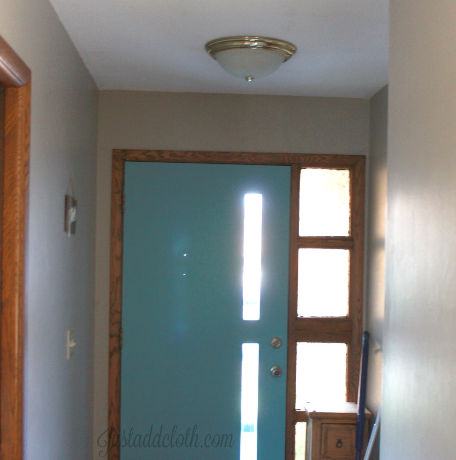 Painted Light Fixtures Before & After