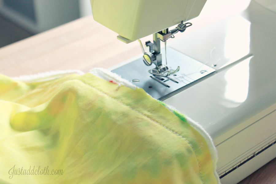 diy turn top stitch blanket 2