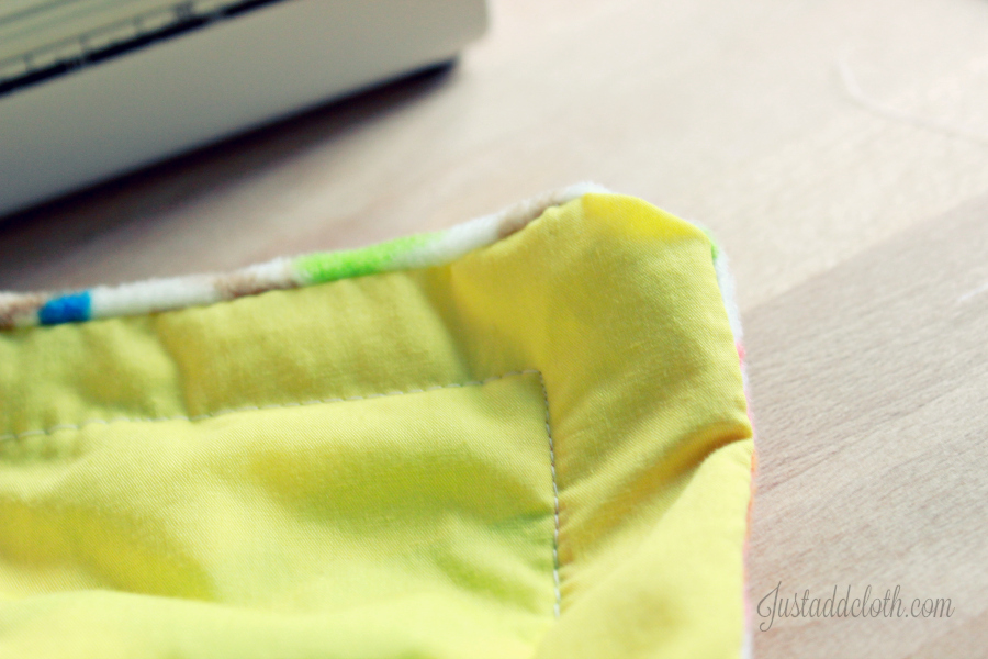 diy turn top stitch blanket 4