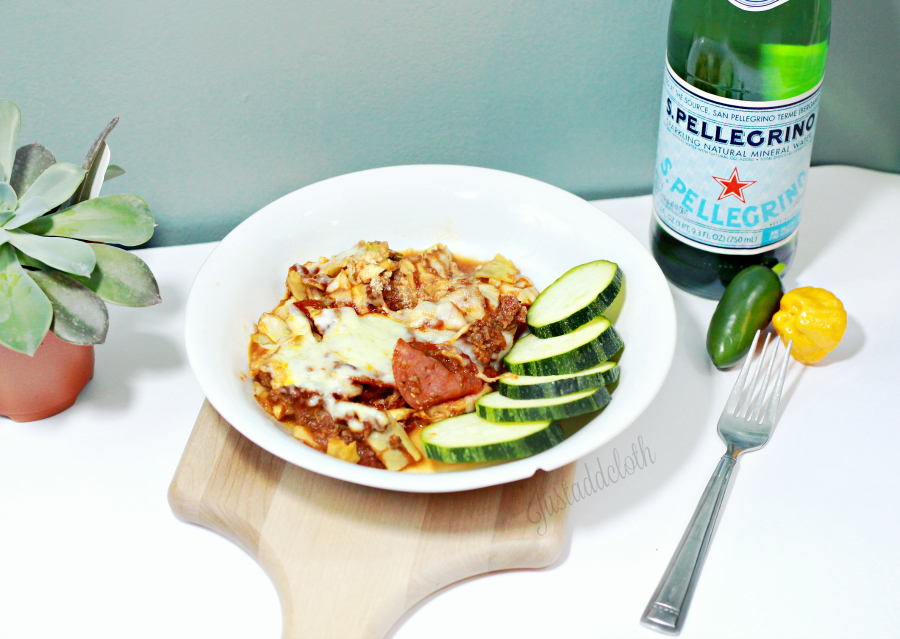 Cabbage pizza casserole