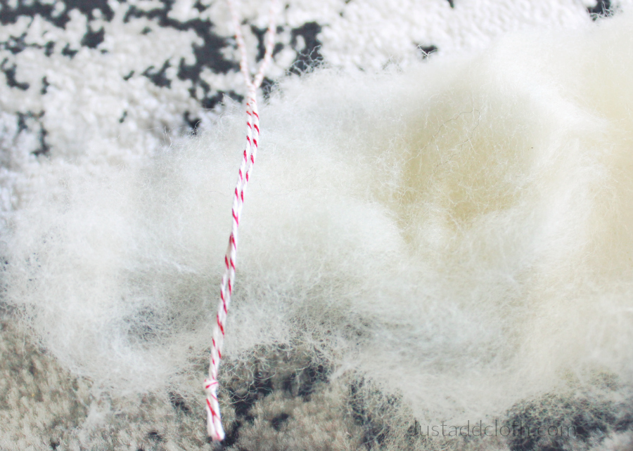 DIY Felted Wool ball Ornaments