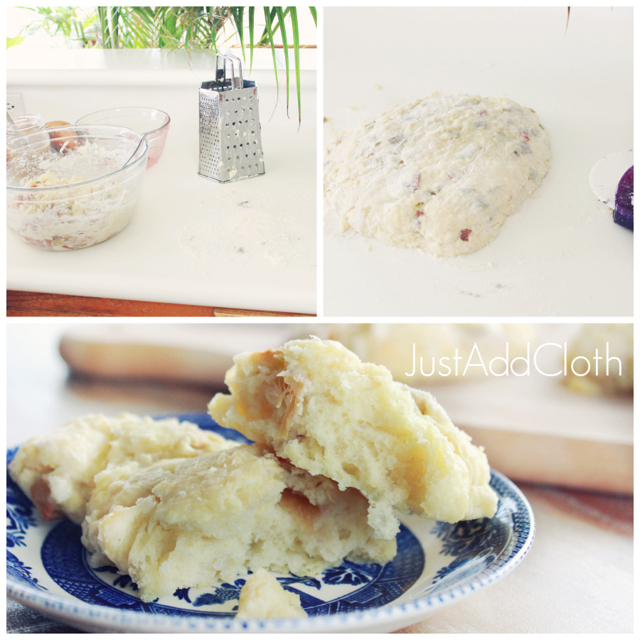 rhubarb scone recipe