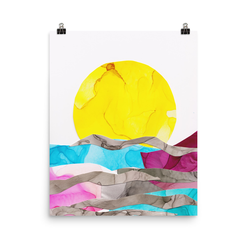 Sunrise Over Sea Art Print, Daiquiri Sunrise - Image 2